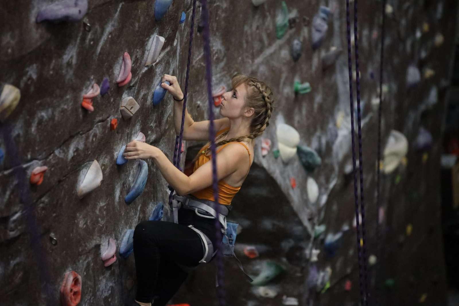 Women climb night